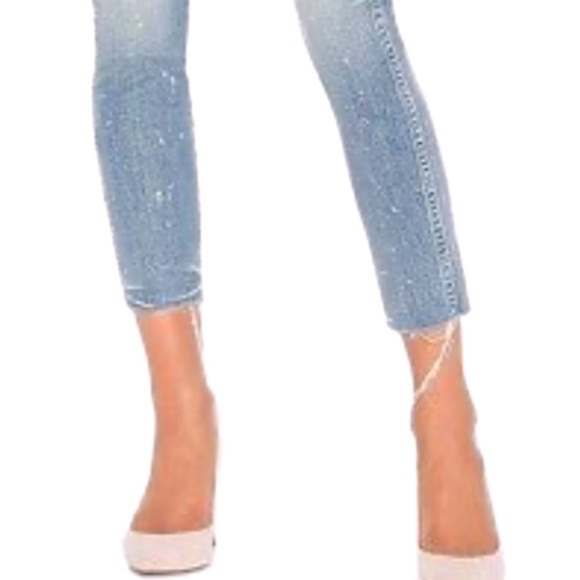 FREE PEOPLE AMO Stix Crop Jeans in Spin the Bottle Size 25 - Picture 2 of 10